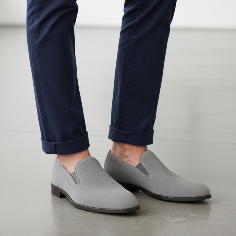 Classic Suede Gentlemen’s Slip On Loafers
