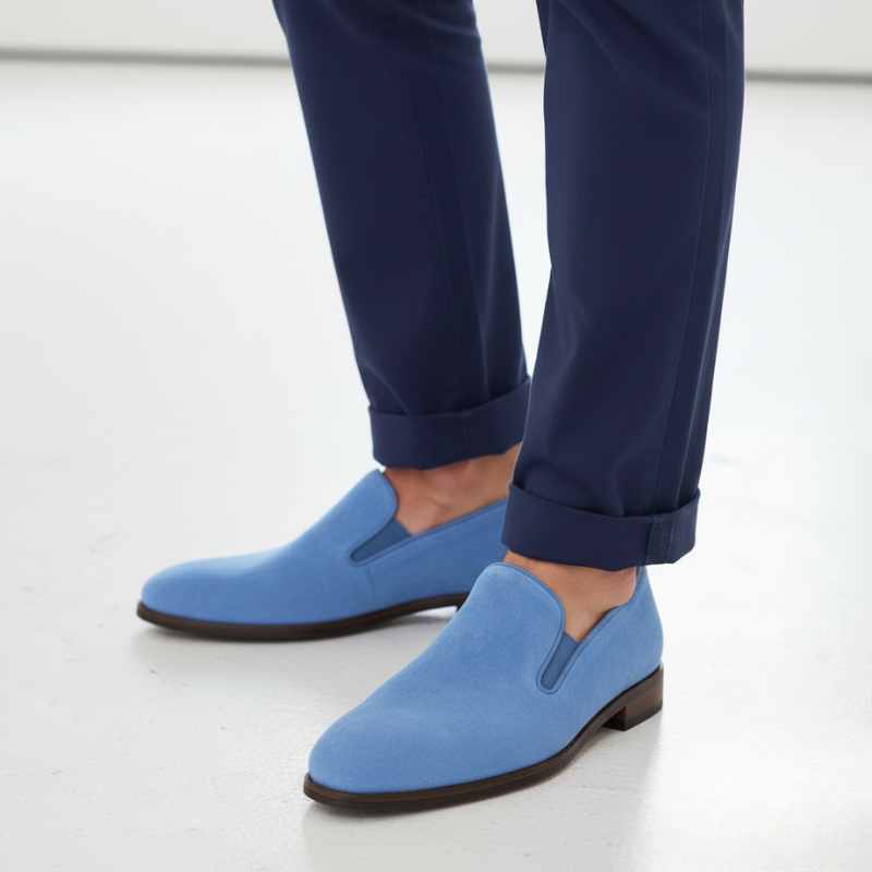 Classic Suede Gentlemen’s Slip On Loafers