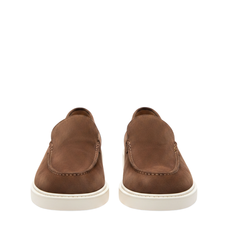 Classic Suede Loafers With Smooth Refined Versatility