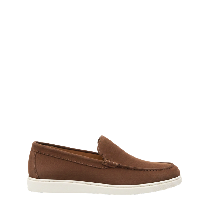 Classic Suede Loafers With Smooth Refined Versatility