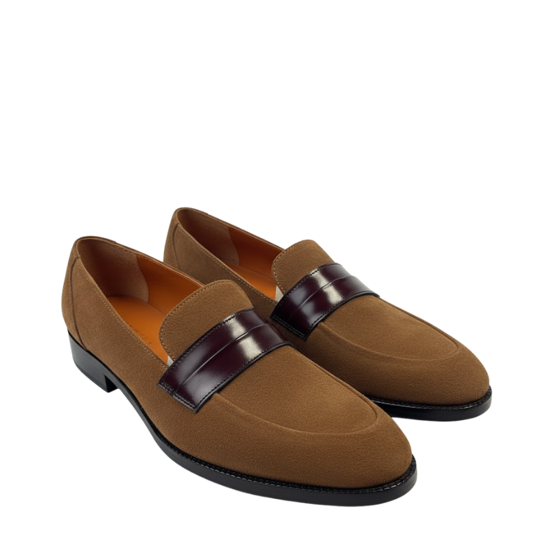 Italian Pinocchio Leather Loafers