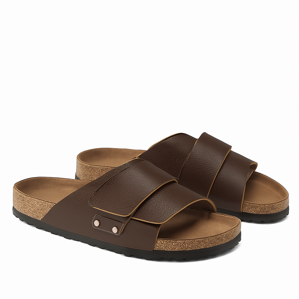 BreezFit Slip-On Regular Tan Sandal