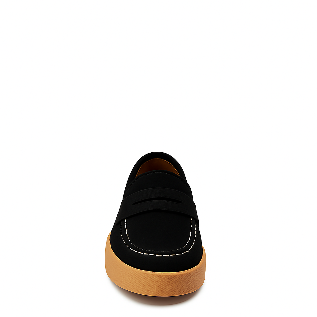 Men Suede Round Toe Loafer