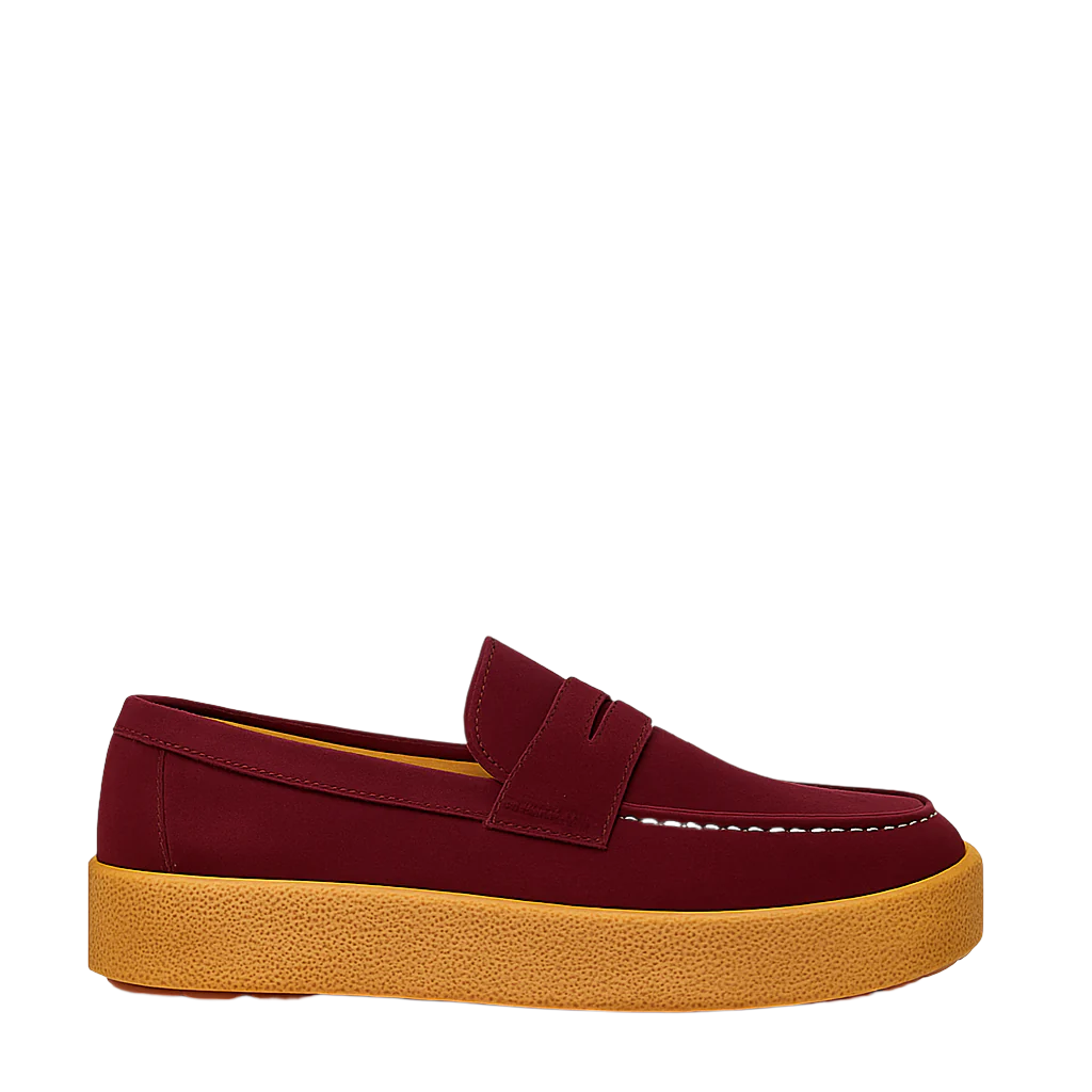 Men Suede Round Toe Loafer