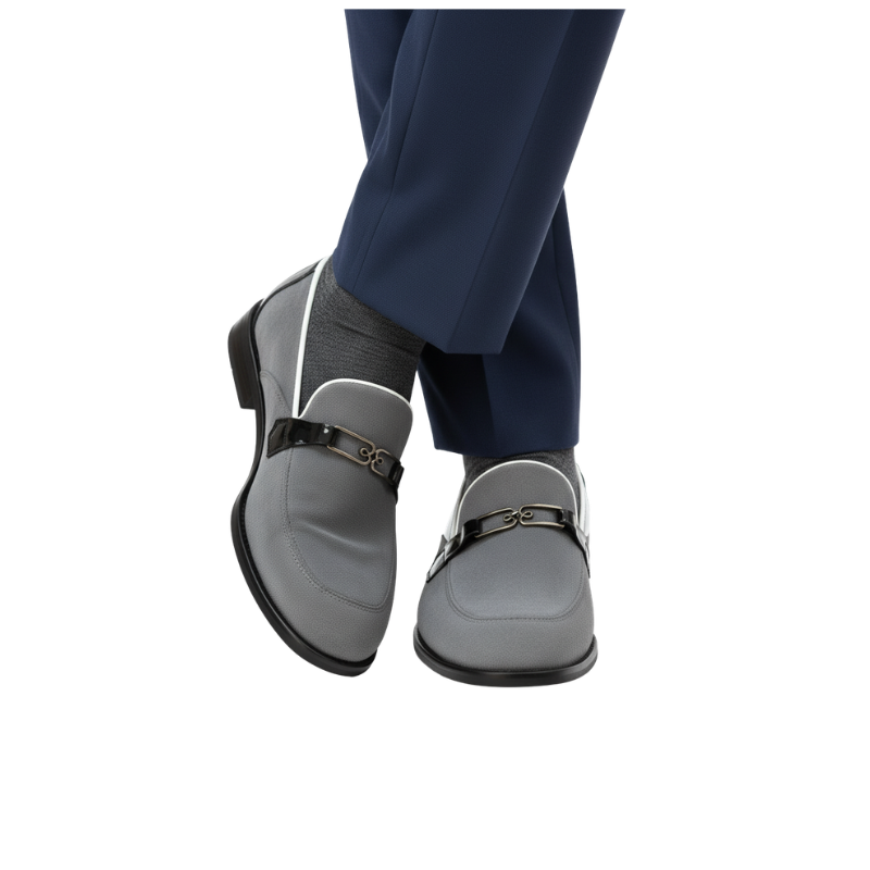 Couture Textured Patent Leather Heritage Elite Loafers