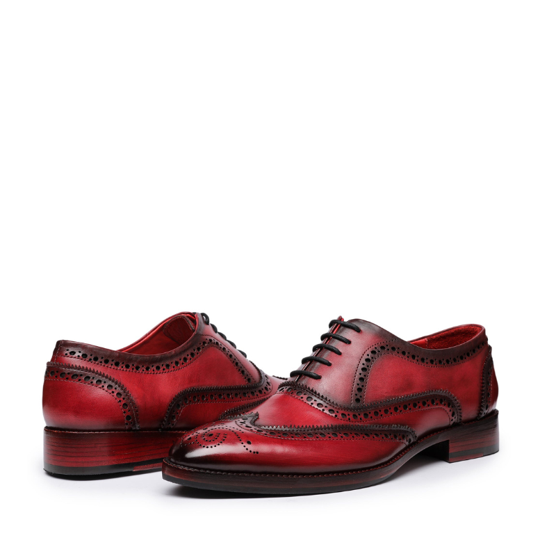 Crimson Majesty Wingtip Brogue Oxford