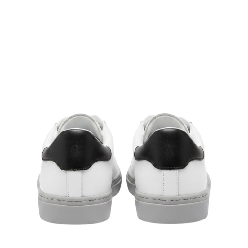 Crisp Luxe Sneaker With Elegant Contrast