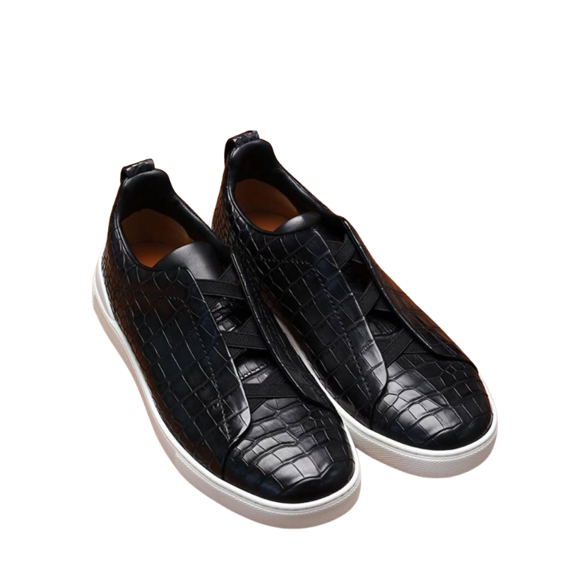 Croc Velox Edge Leather Tripple Stitch Sneakers