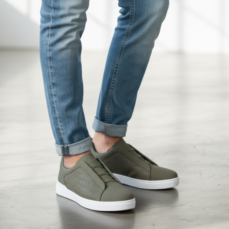 Croco Fusion Tripple Stitch Comfort Sneakers