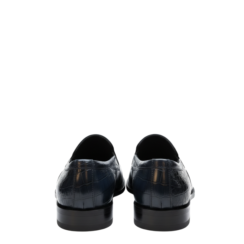 Crocodile Pattern Leather Premium Loafers