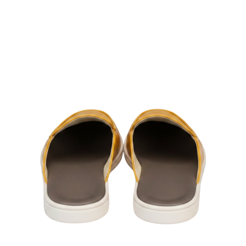 Crocodile Patterned Luxe Statement Mule
