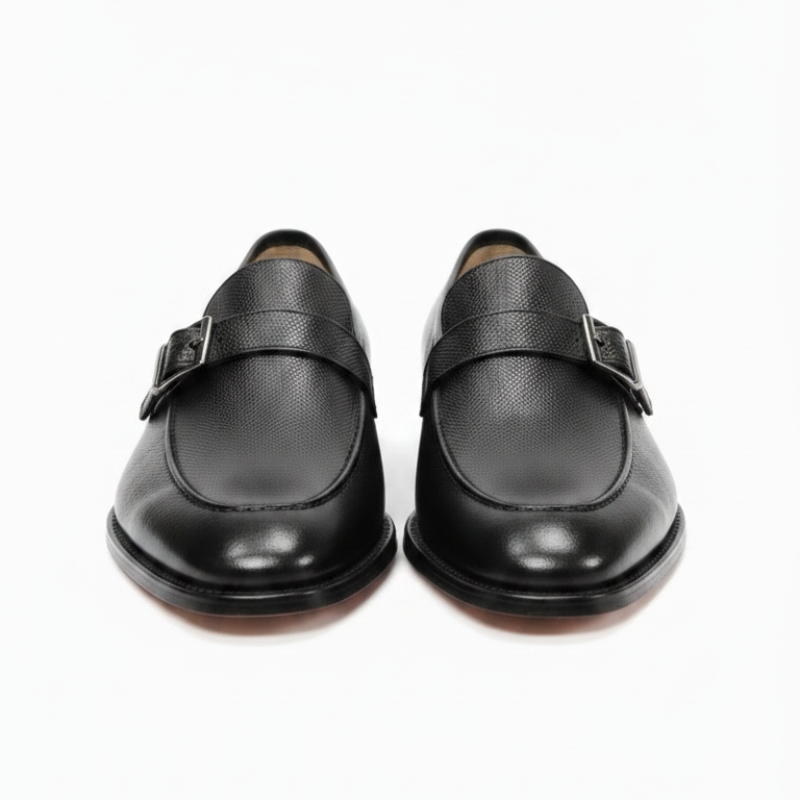 Crownline Italian Buckle Strap Dress Shoes