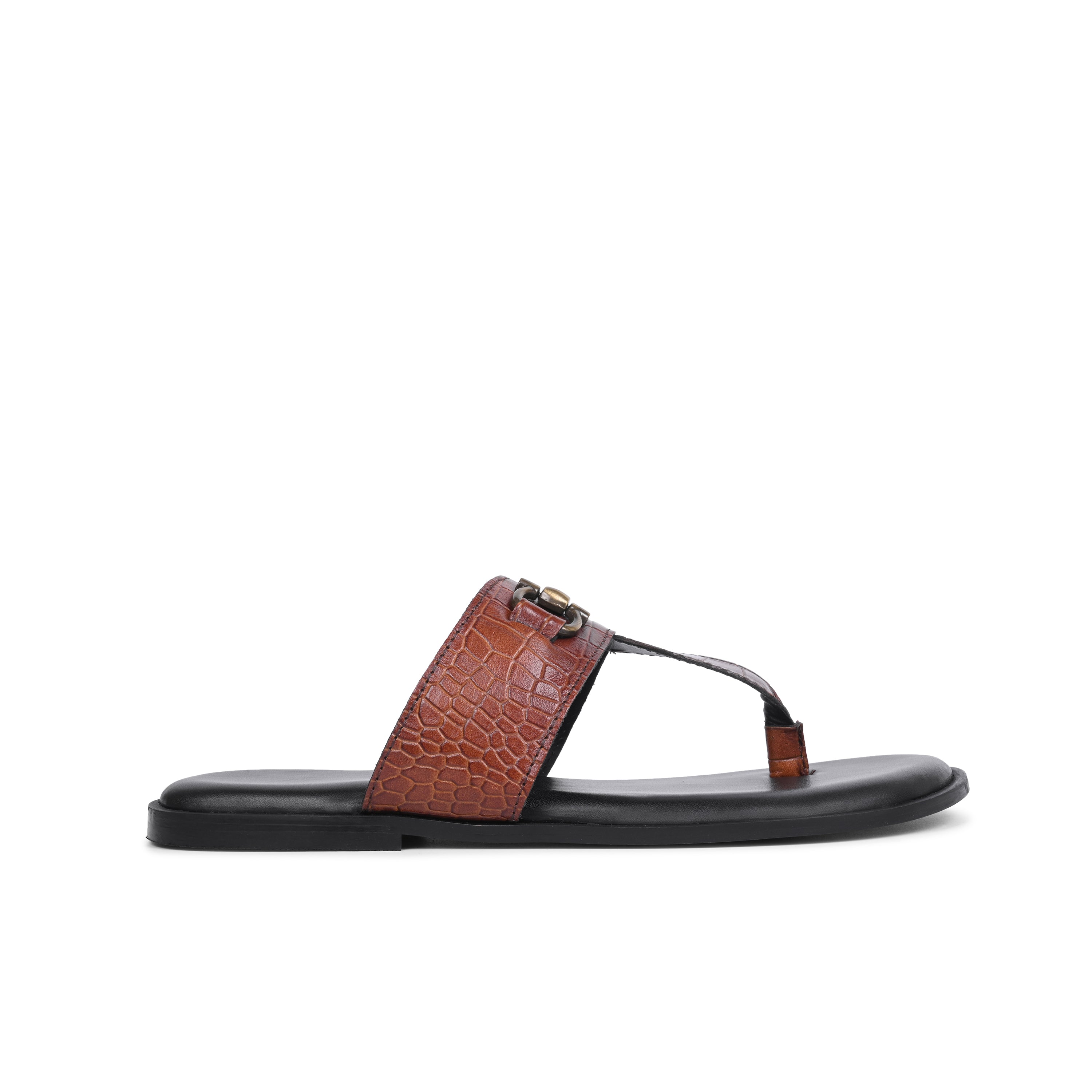 Croco Leather Slip on