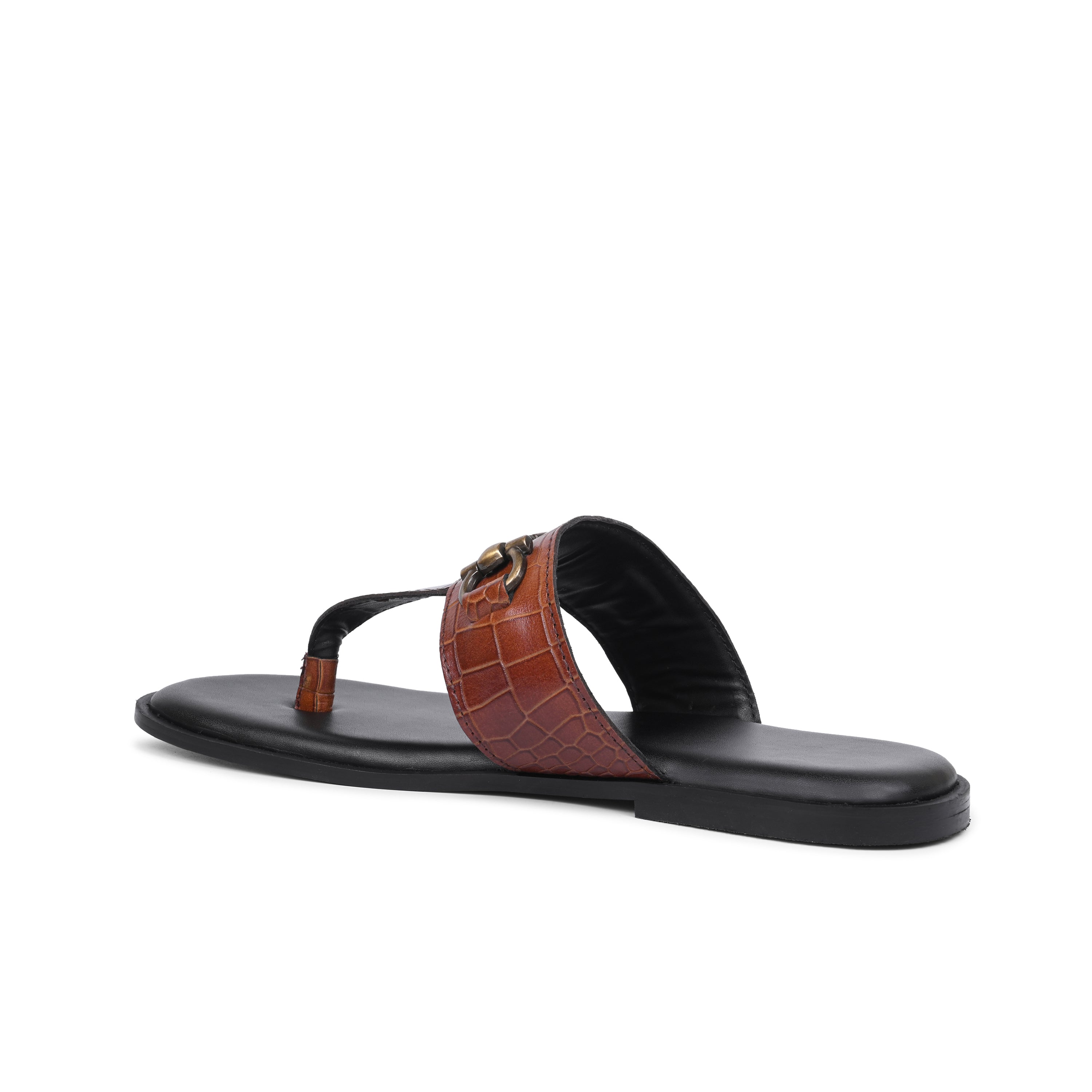 Croco Leather Slip on