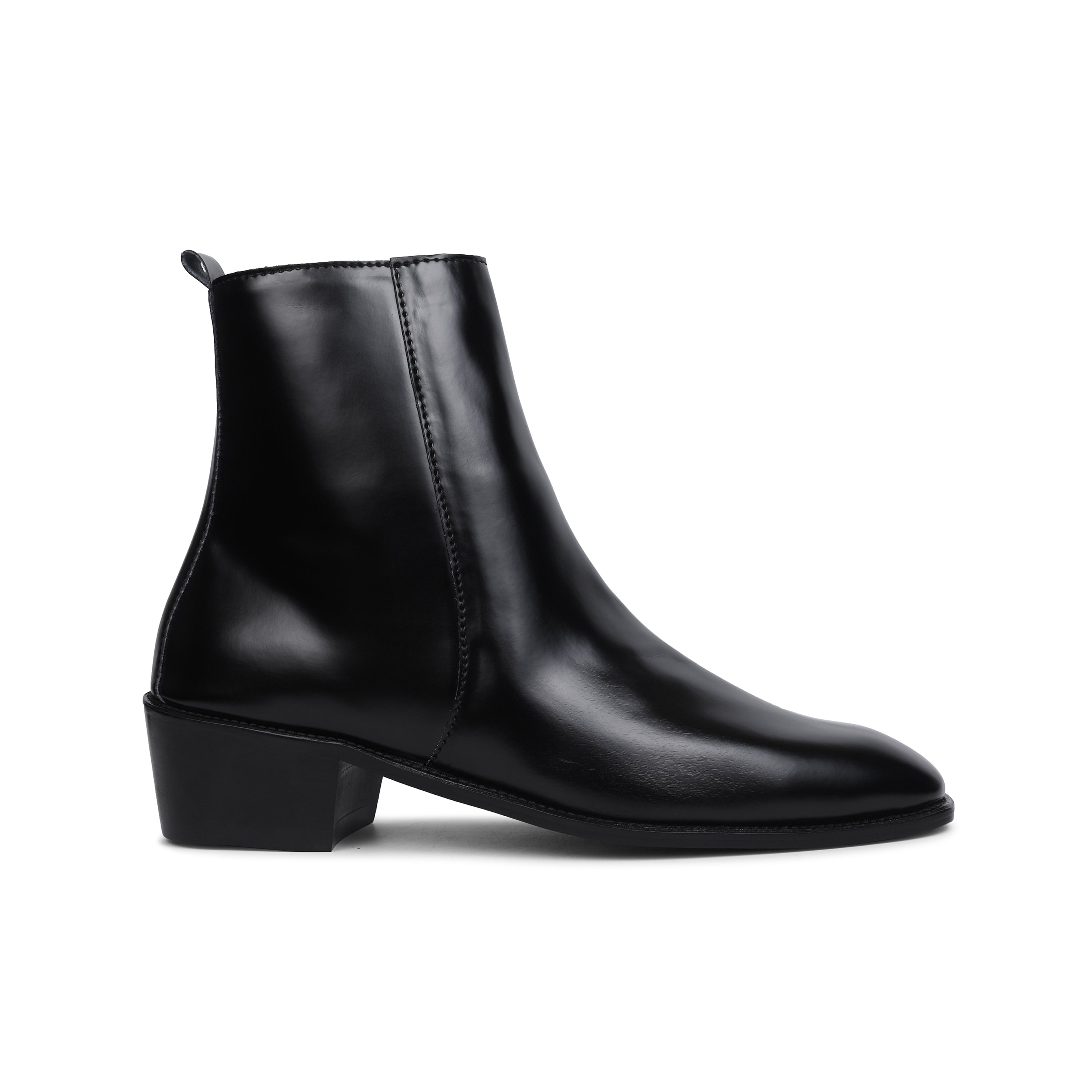 Soft Leather Cuban Boots