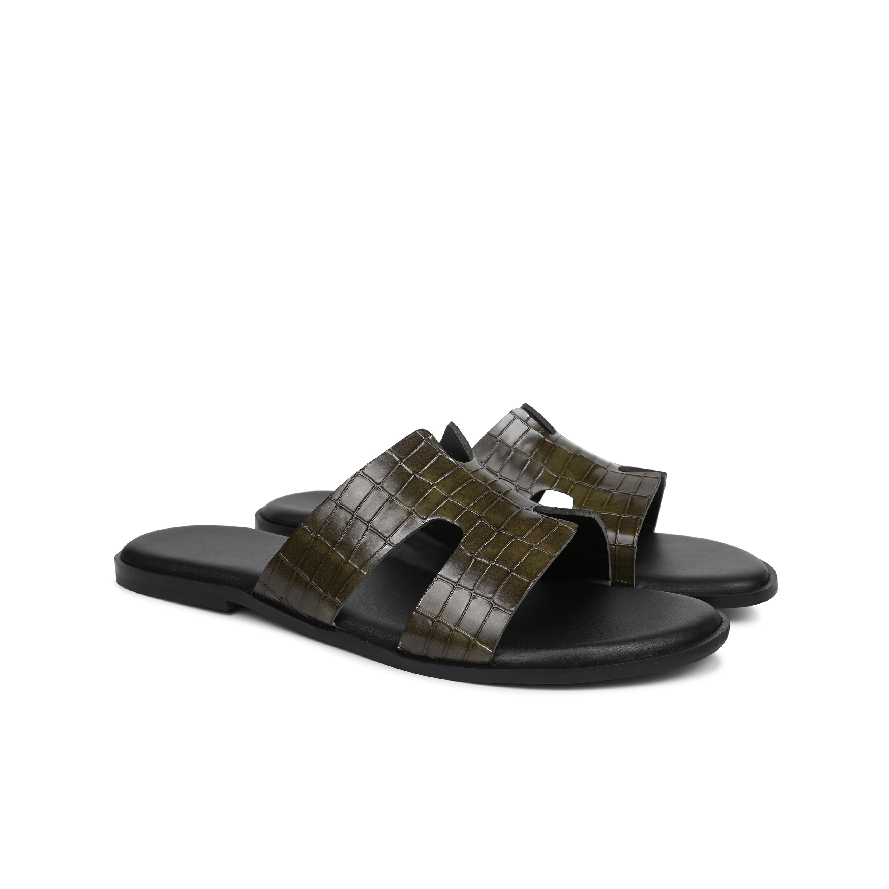 Croco Texture Slip on