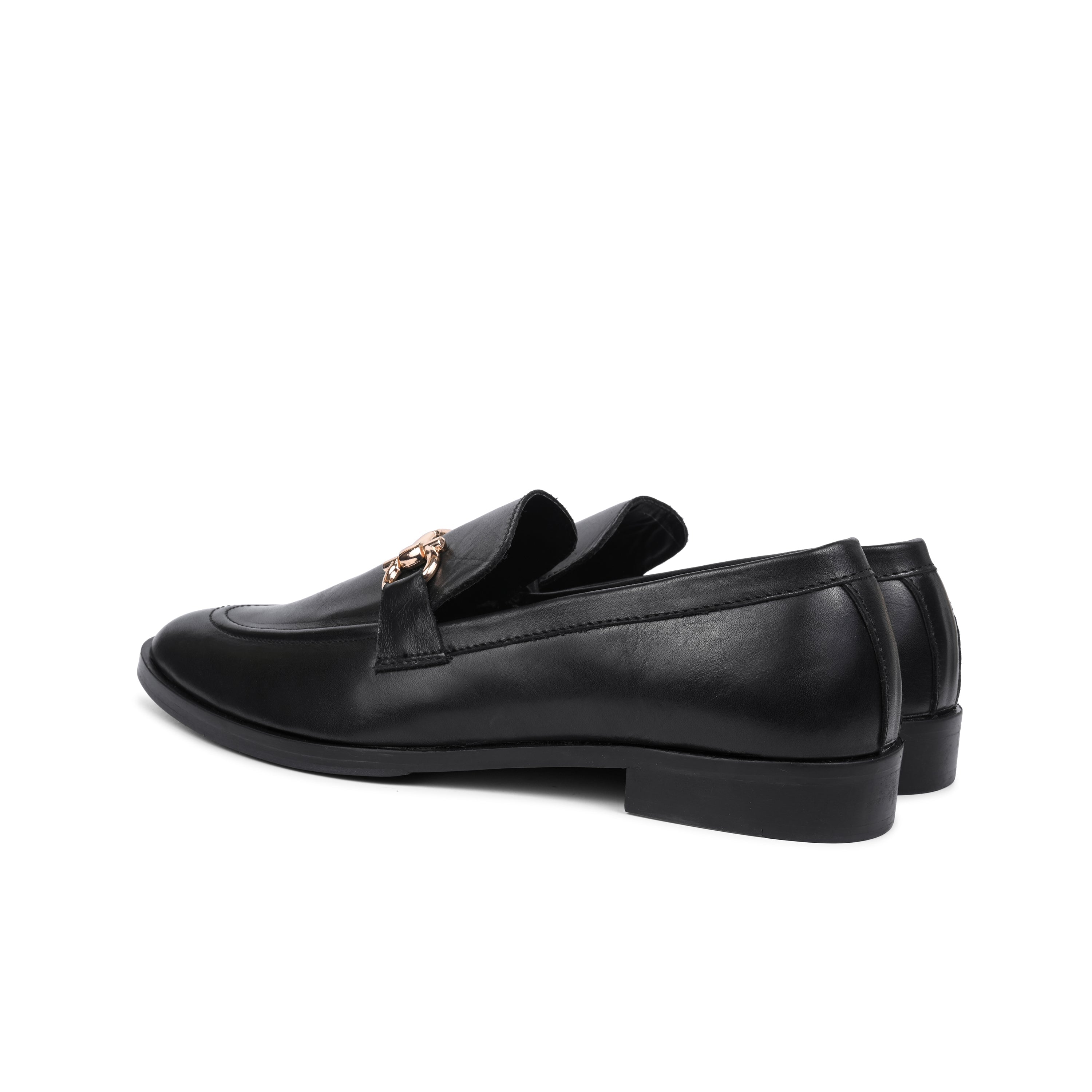Leather Buckle Loafer