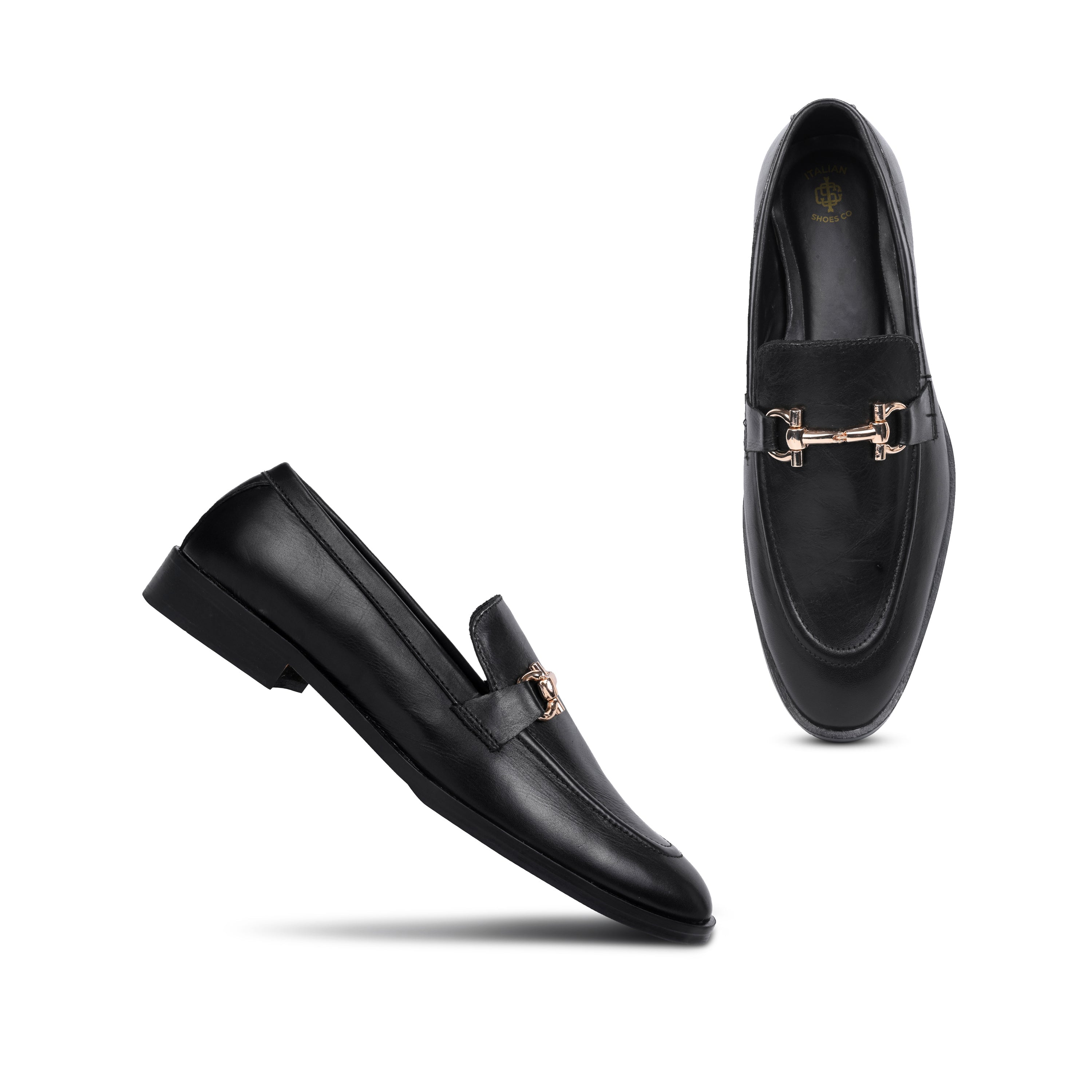 Leather Buckle Loafer