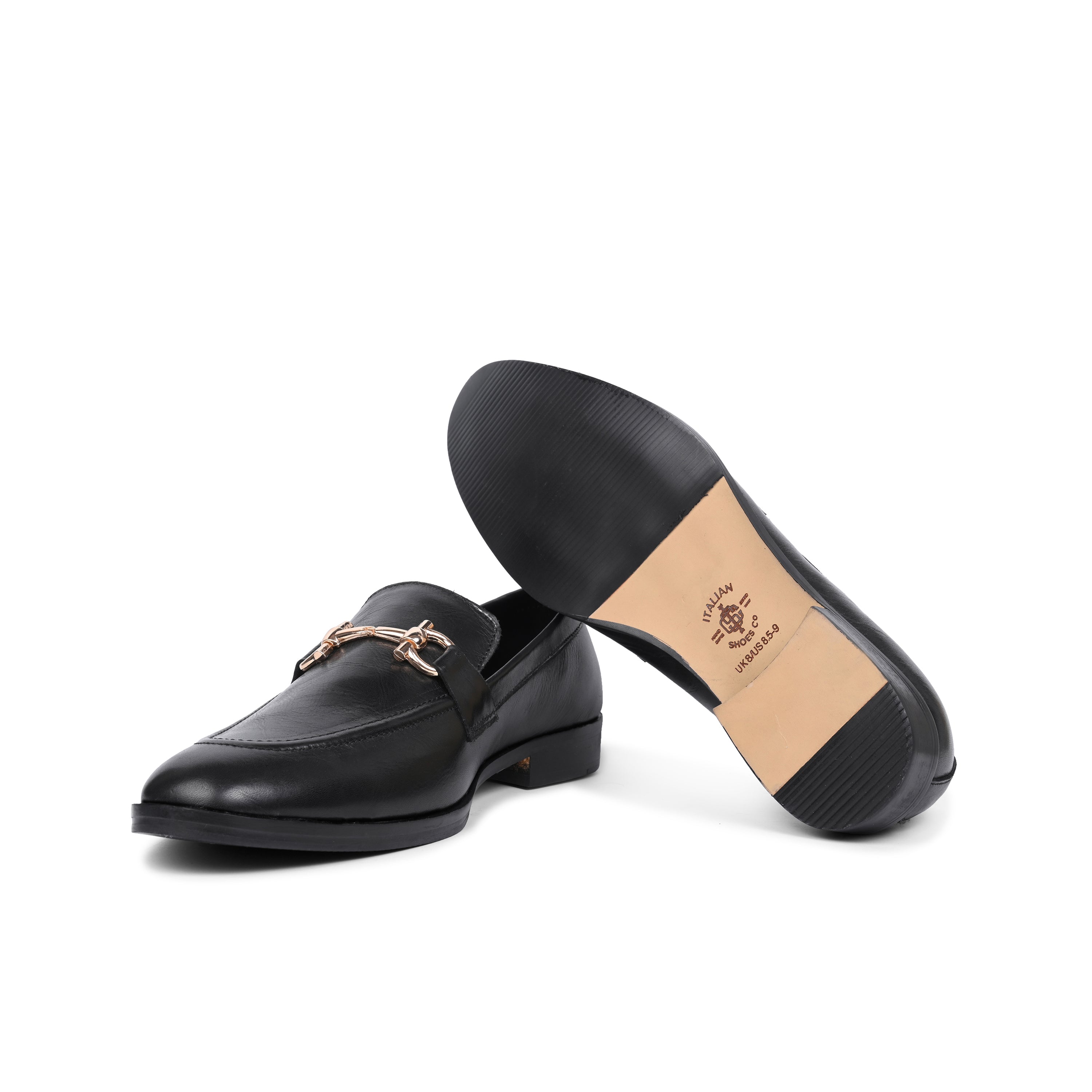 Leather Buckle Loafer