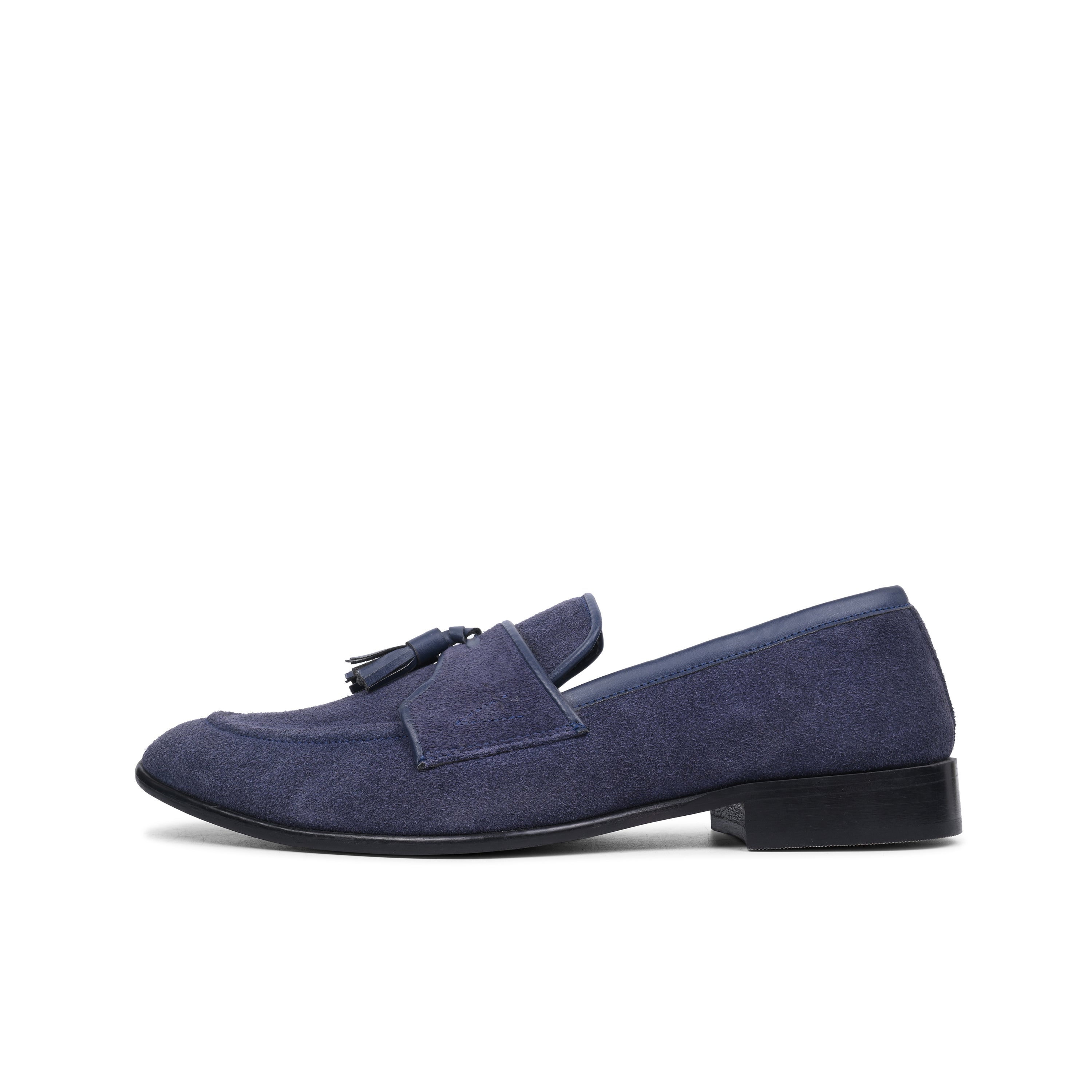 Suede Tassel Loafers