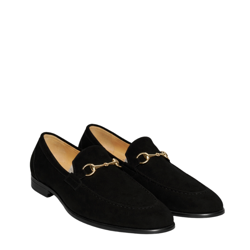 Royale Suede Italian Horsebit Loafers