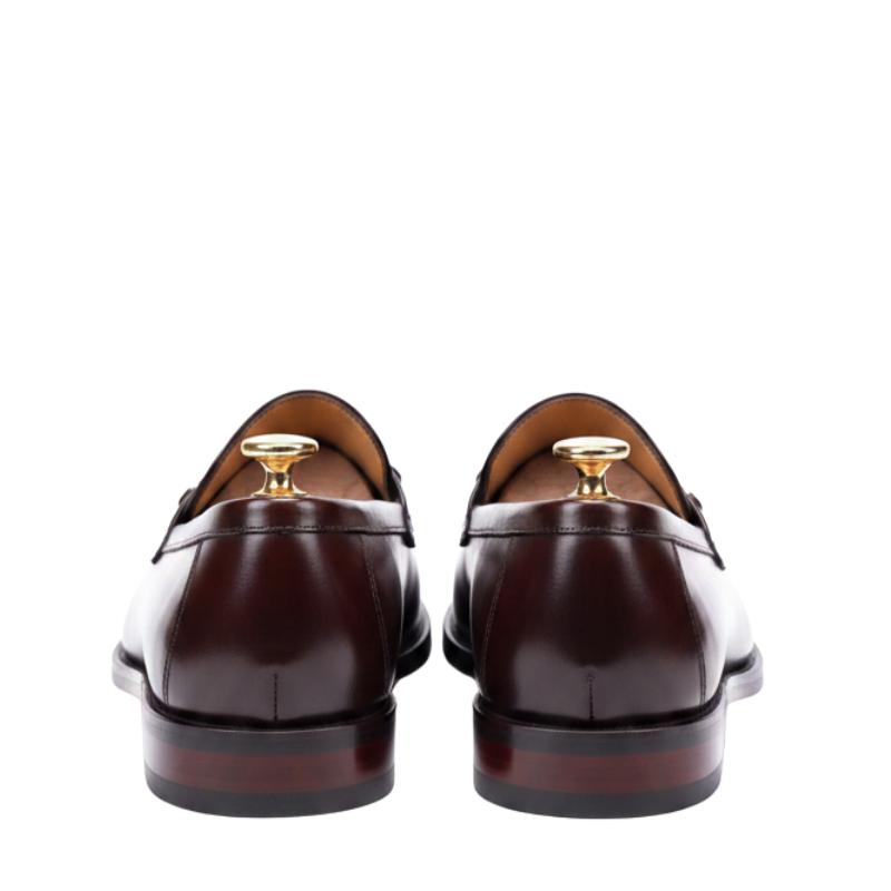 Elegant Craft Leather Horsebit Loafers