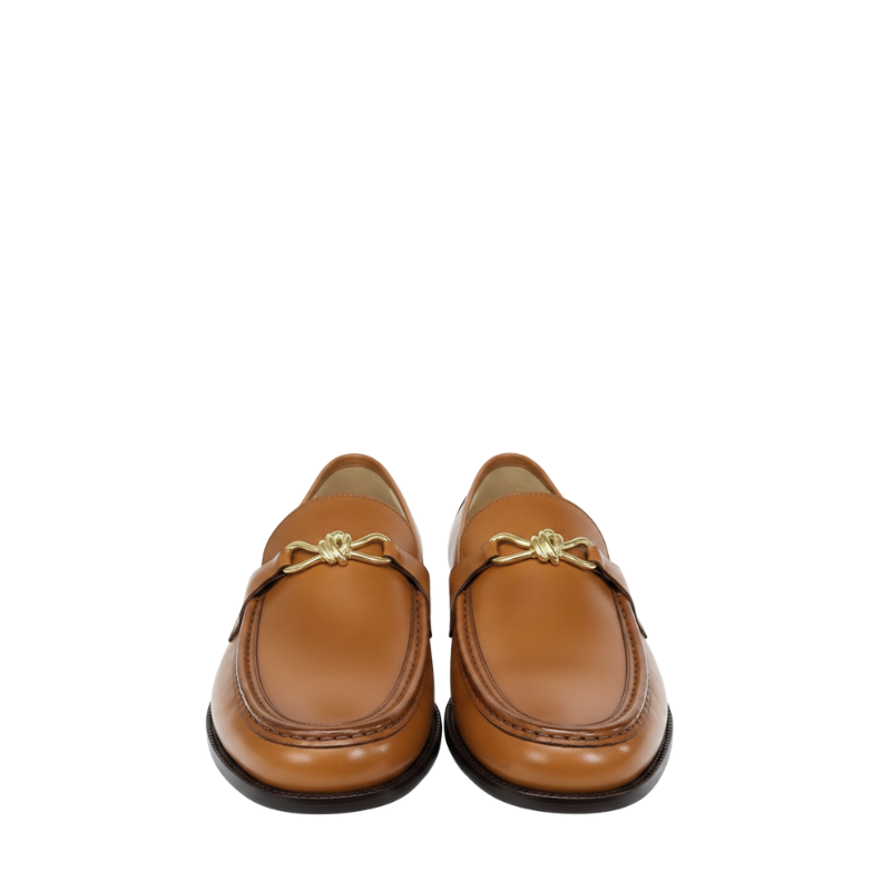 Elegant Knot Loafers with Artisan Craft