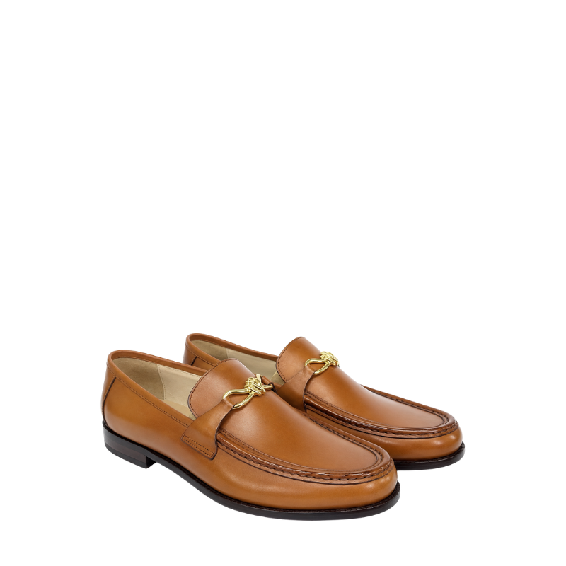 Elegant Knot Loafers with Artisan Craft