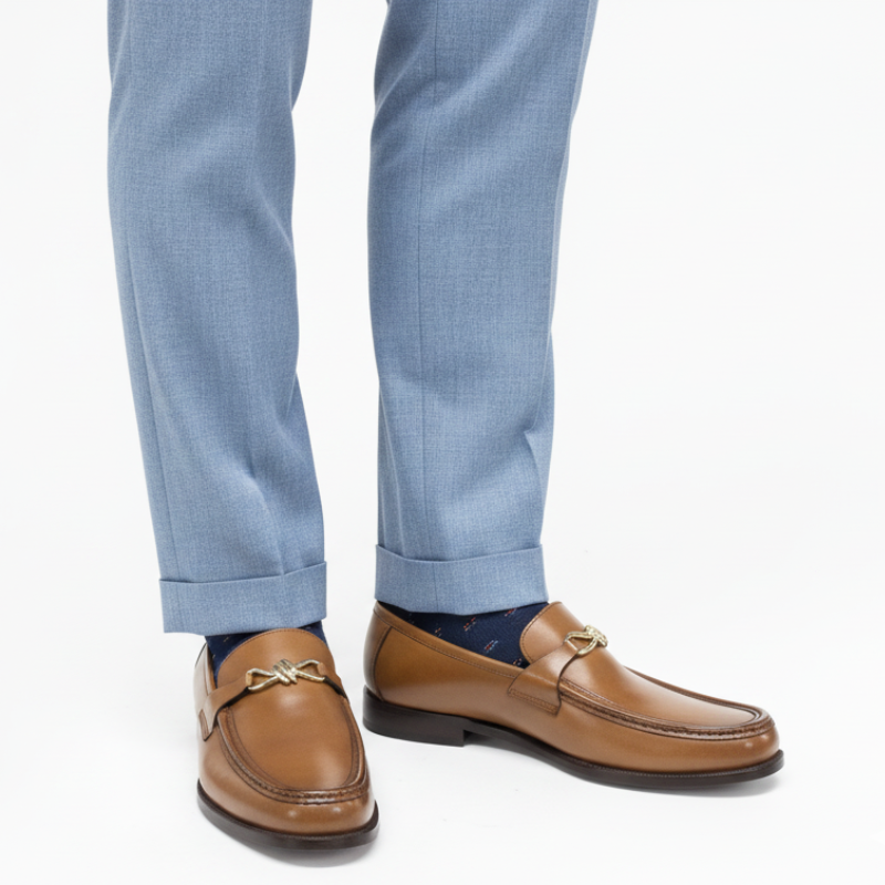 Elegant Knot Loafers with Artisan Craft