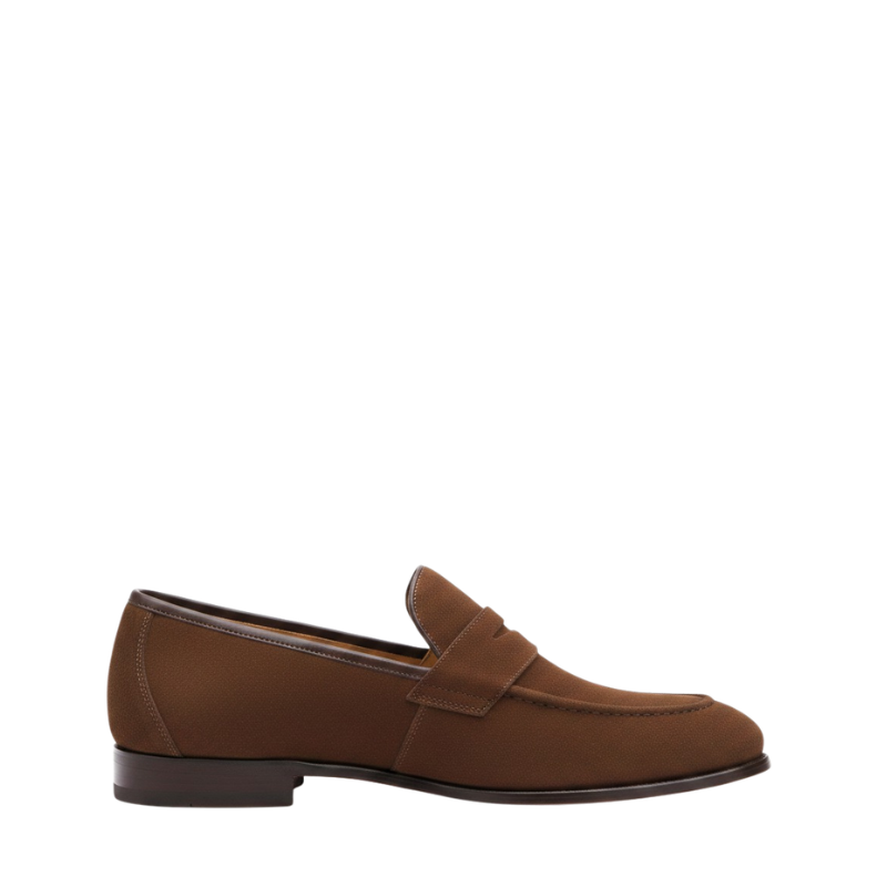 Elegant Luxury Inspired Suede Penny Loafers