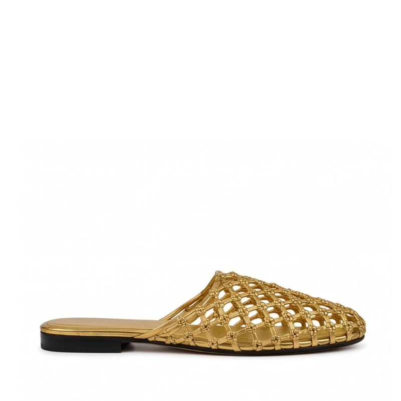Elegant Woven Slip-On Comfort Flats