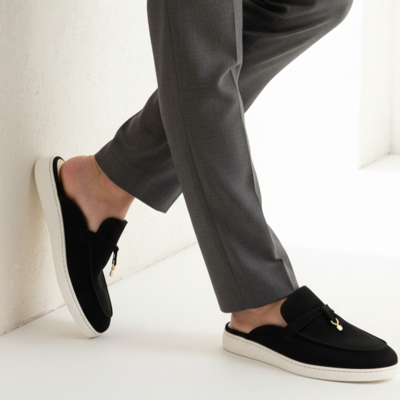 Elvaro Tassel Detail Comfort Daily Wear Mules