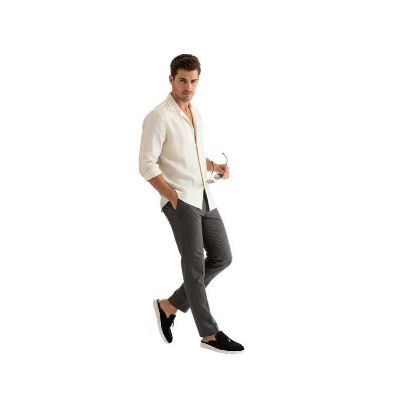 Elvaro Tassel Detail Comfort Daily Wear Mules