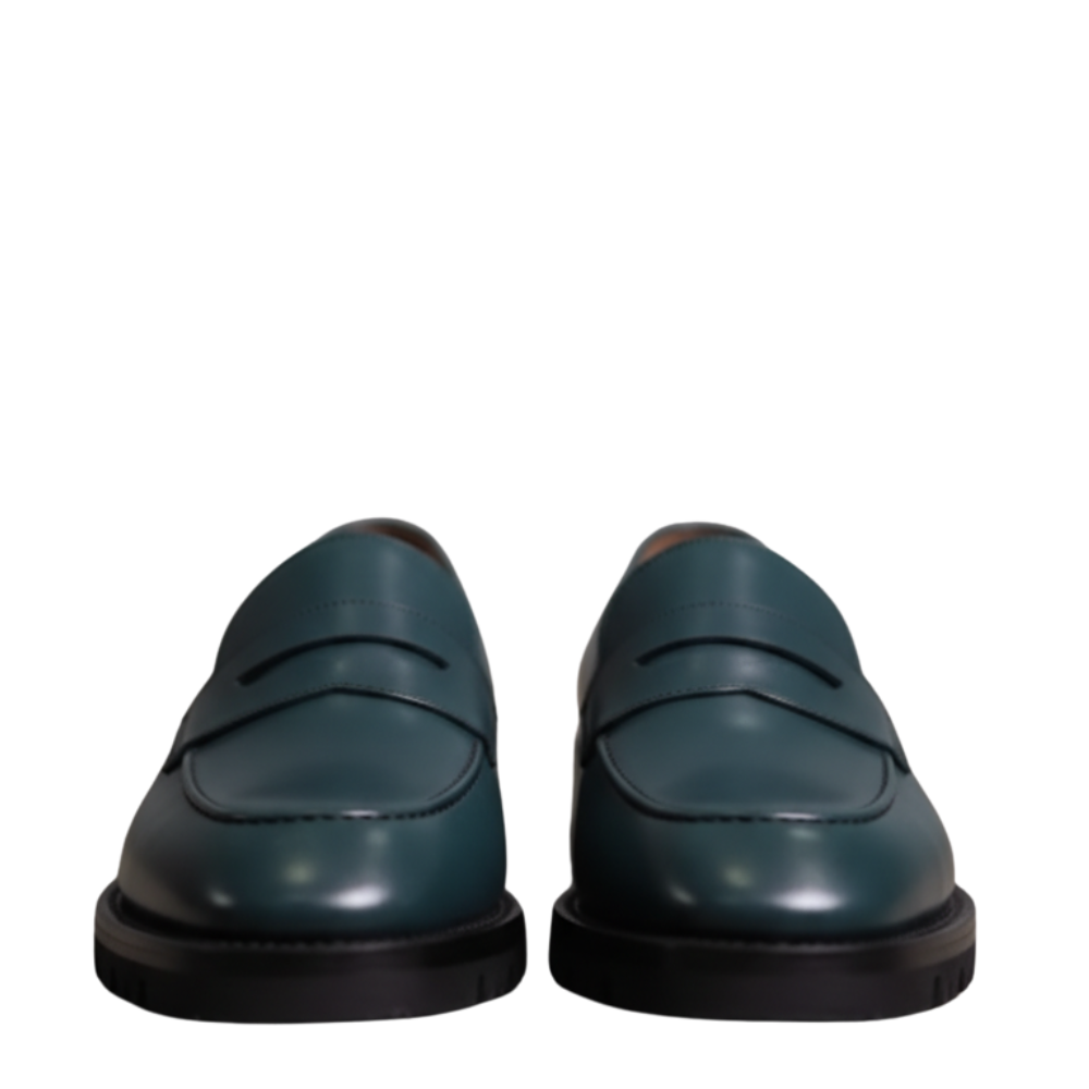 Emerald Classic Penny Strap Loafers