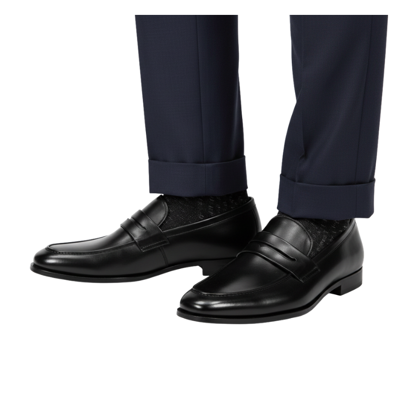 Eterna Italian Midnight Classic Loafers
