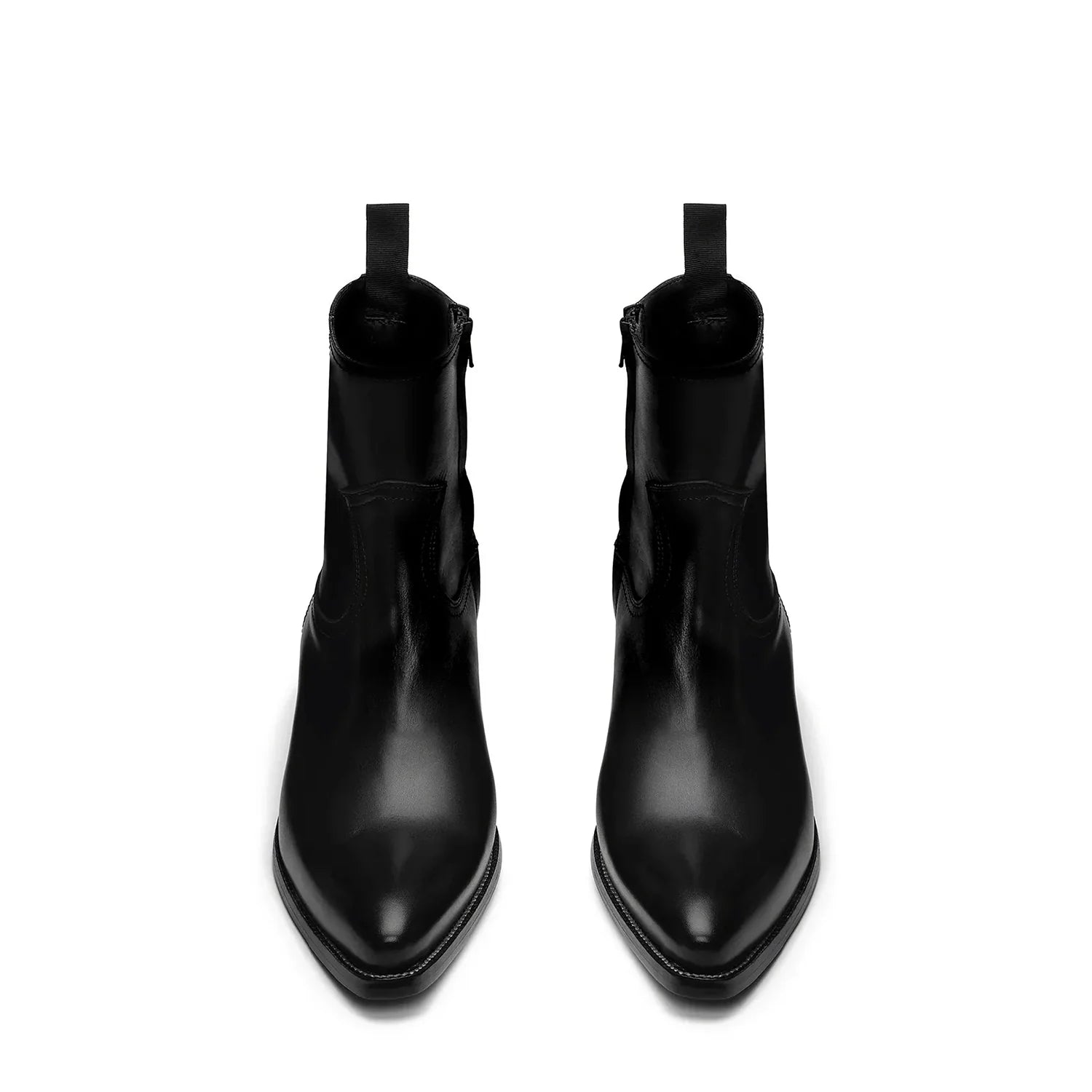 Side Zip Western Boot - Hand-Dyed Leather