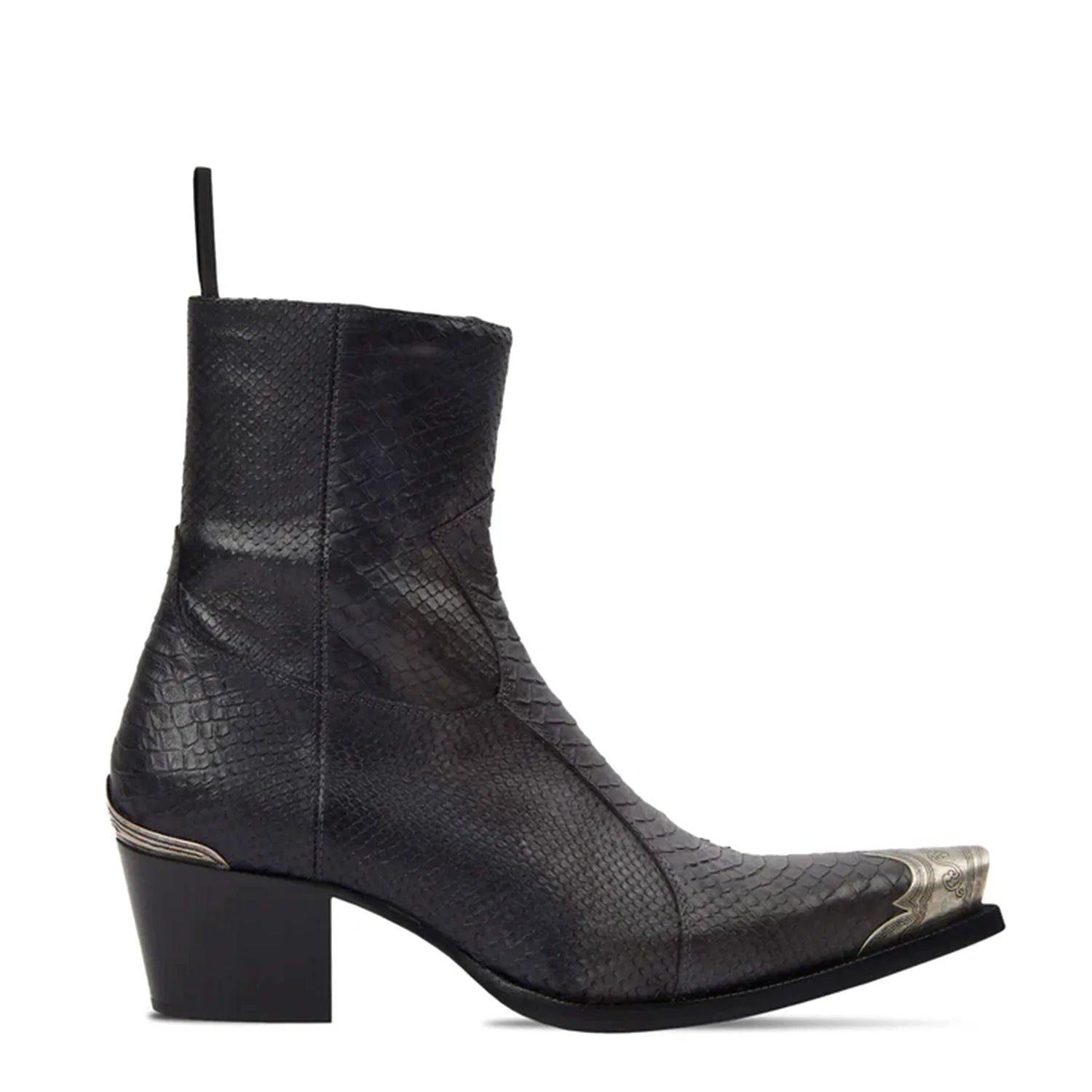 Raven Python Hand Dyed Leather Shoe for Men