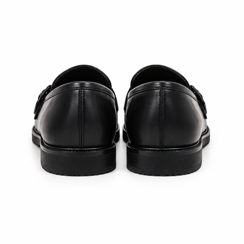 Ferrano Eclipse Leather Buckle Loafers