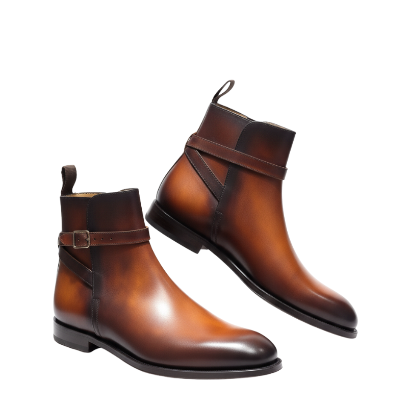Luxury Florence Burnished Jodhpur Boots