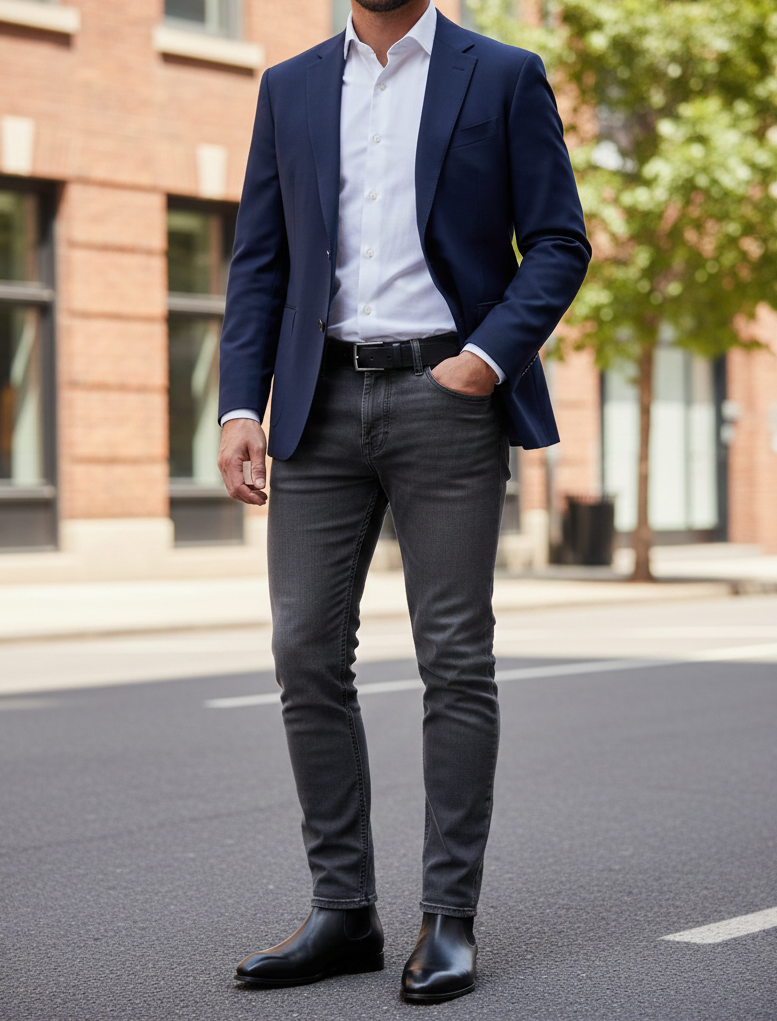 Midnight Moss Chelsea Boots for Men's