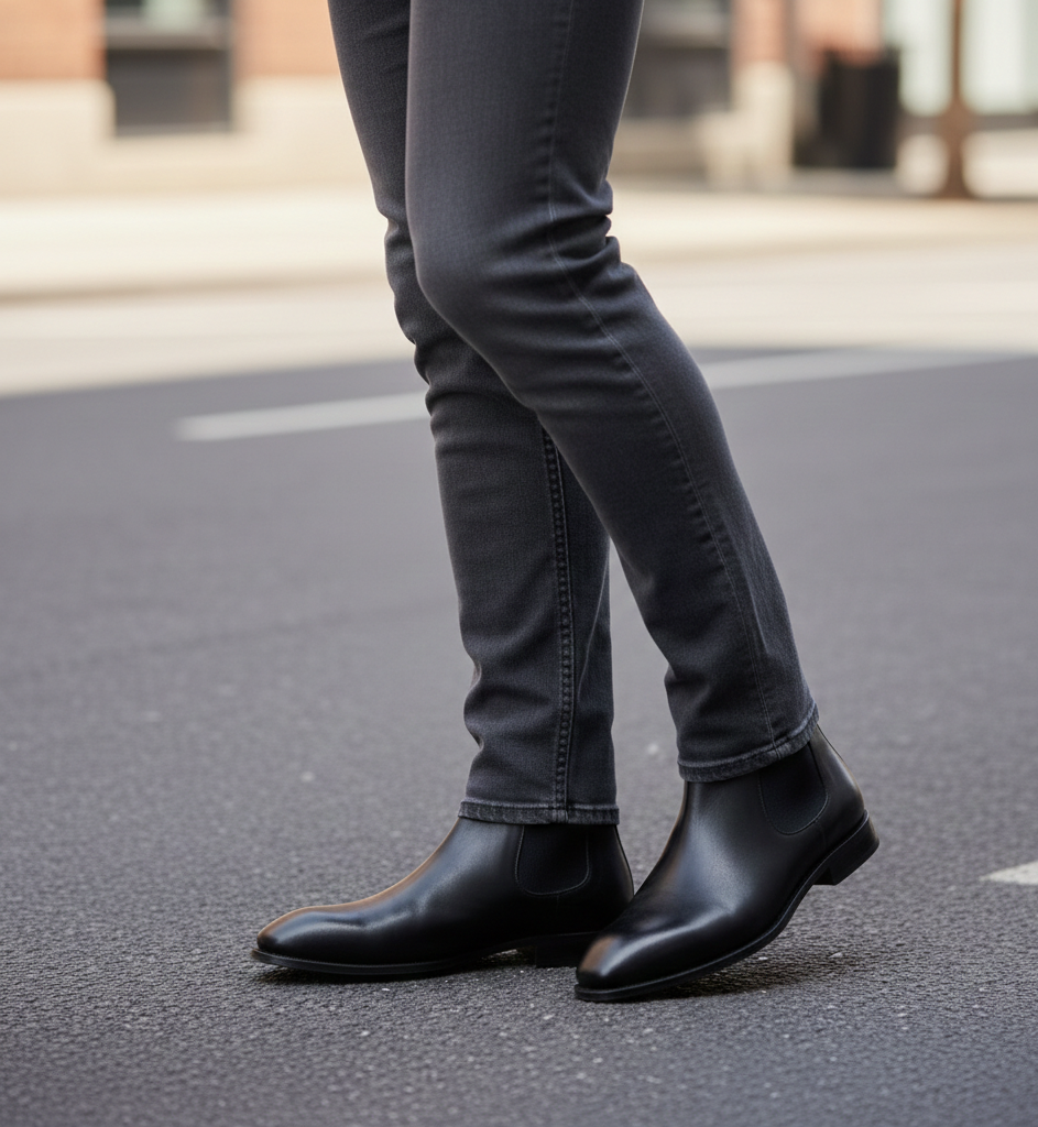 Midnight Moss Chelsea Boots for Men's