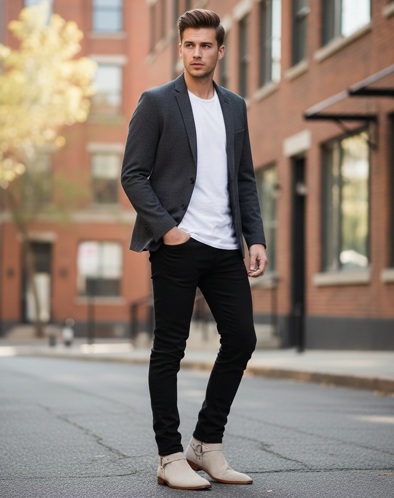 Chelsea Boots in Suede Leather