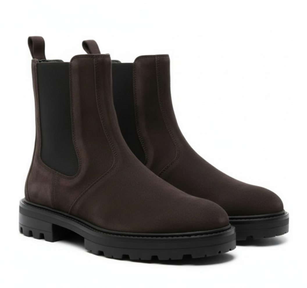Rugged Suede Chelsea Boot