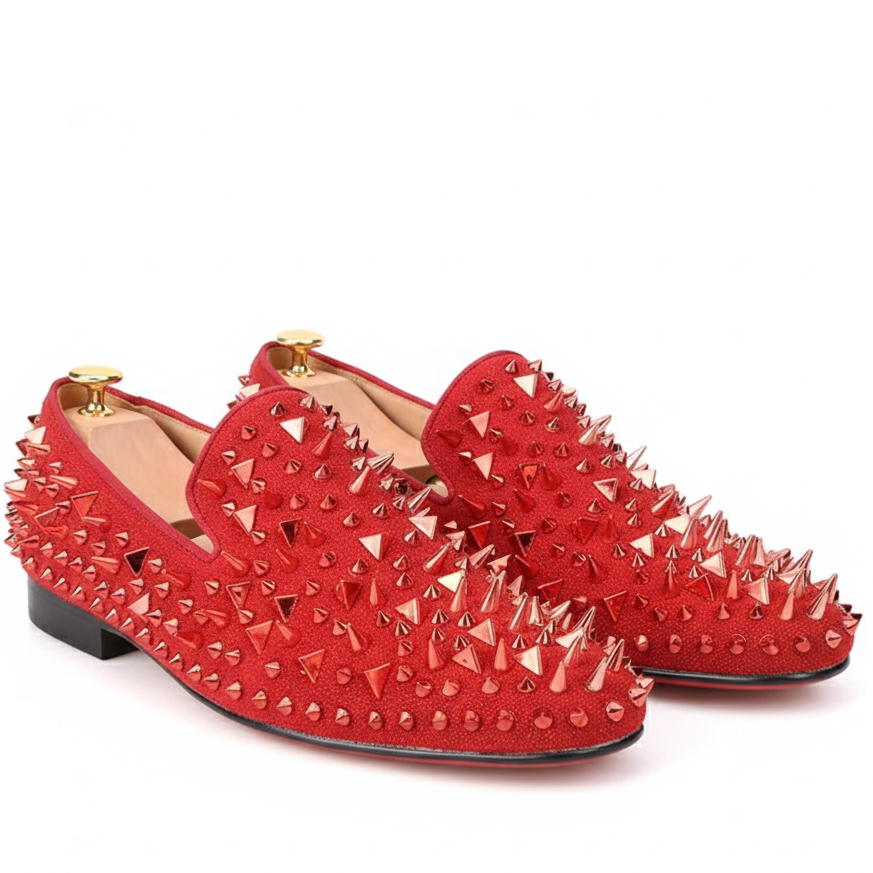 Loafer  Rhinestones Rivets Prom