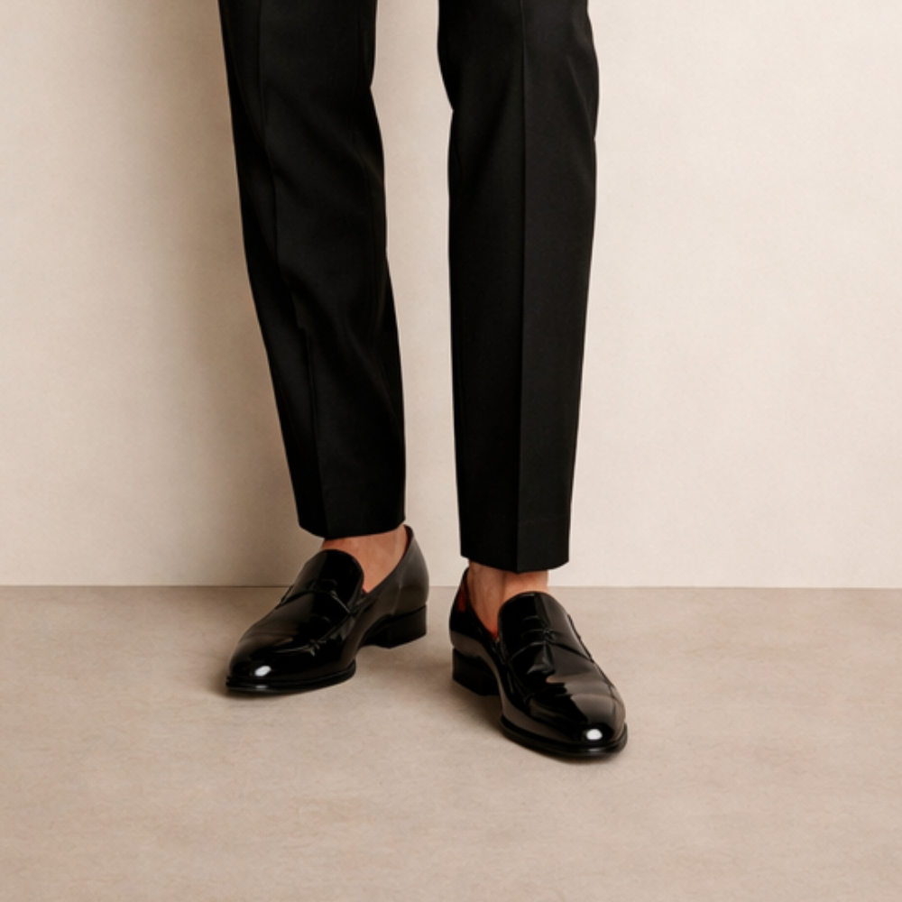 Glossy Royale Bold Patent Slip-On Loafer