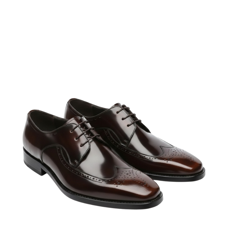 Heritage Brogue Leather Elegance Oxford Shoes