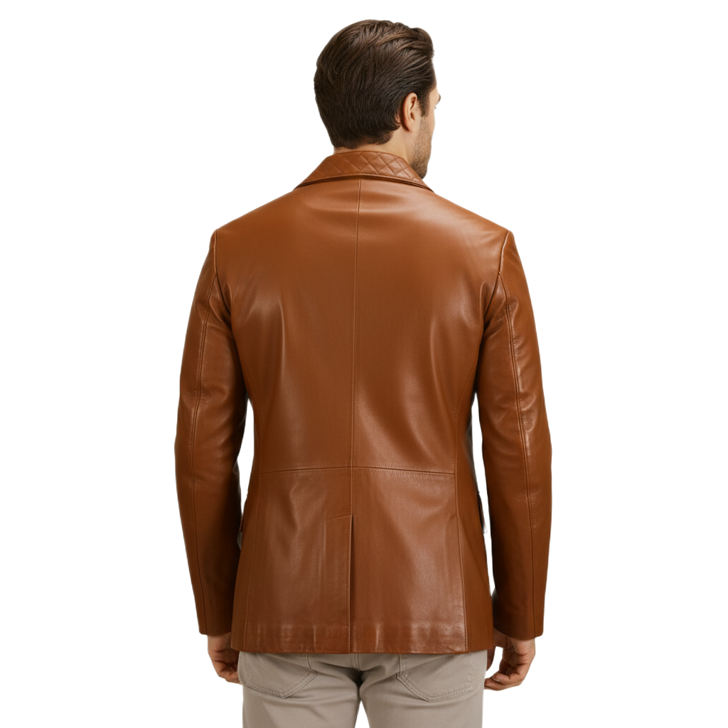 Venare Leather Blazer