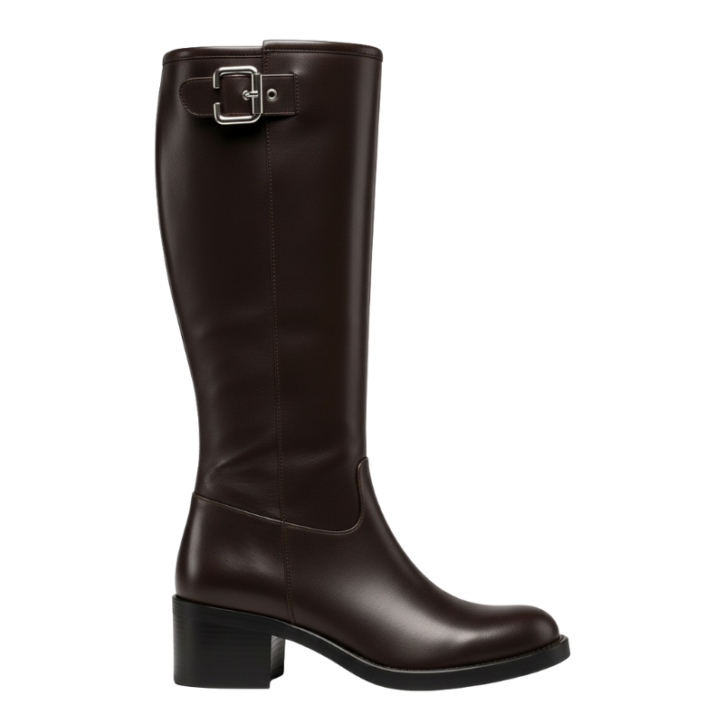Women s Regalia Zipper Knee high Buckle Boot