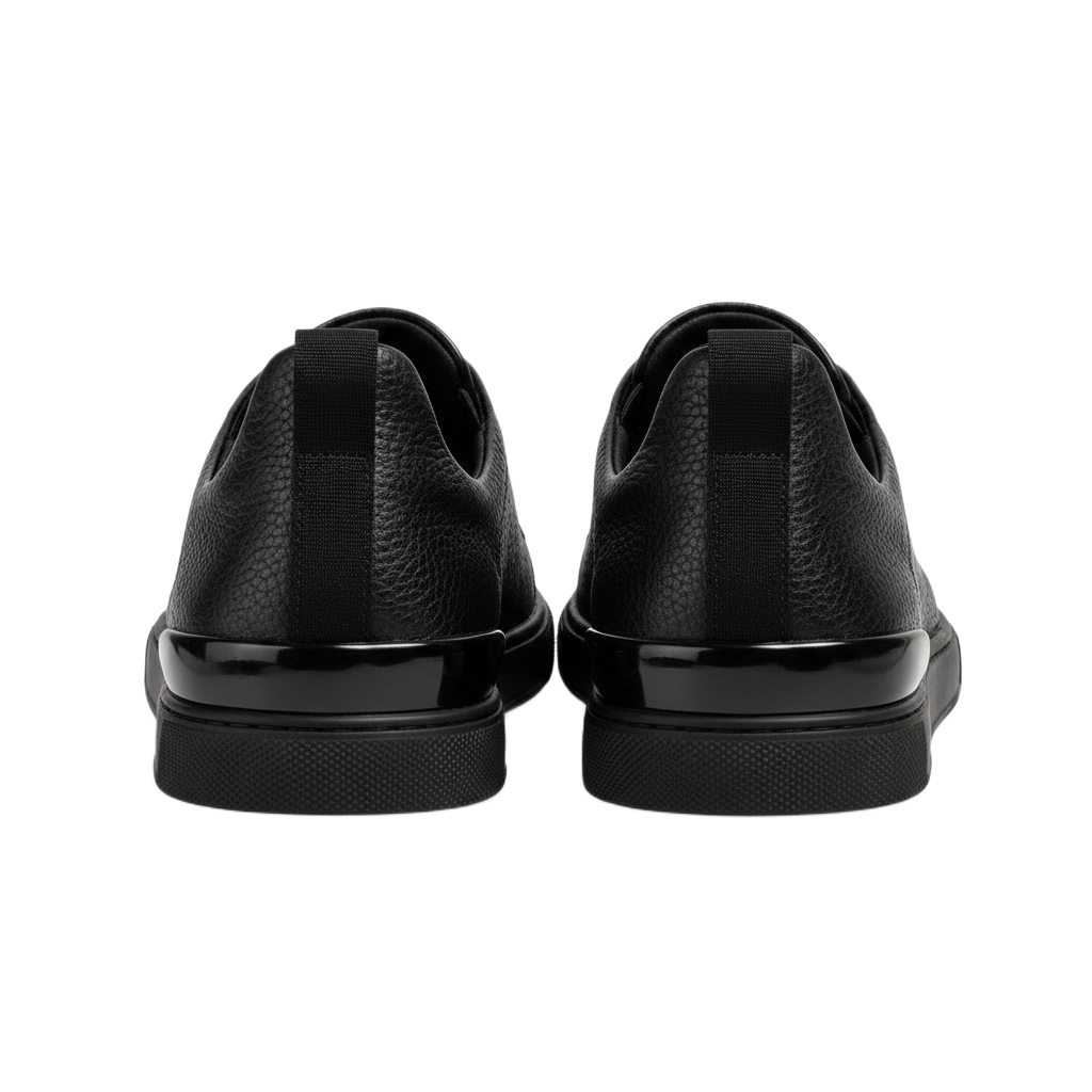 Triple Stitch Leather Pebble Luxe  Sneaker