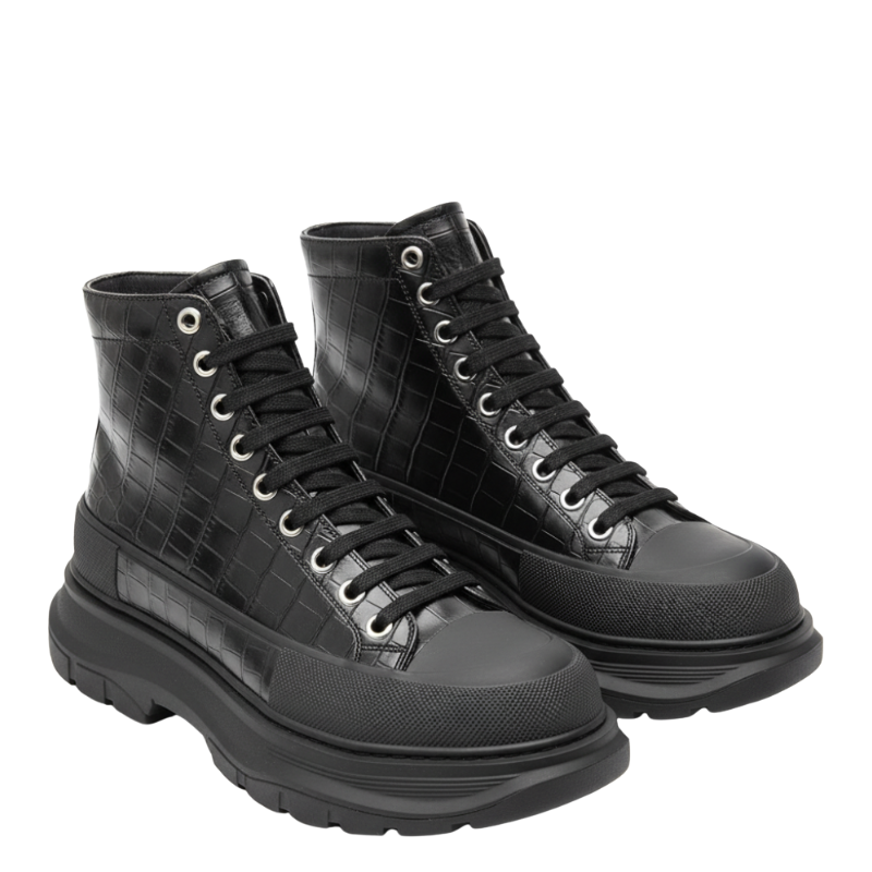 Tread Croc High Top Ankle Boots